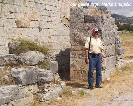 Tour guide Marko Brkljacic